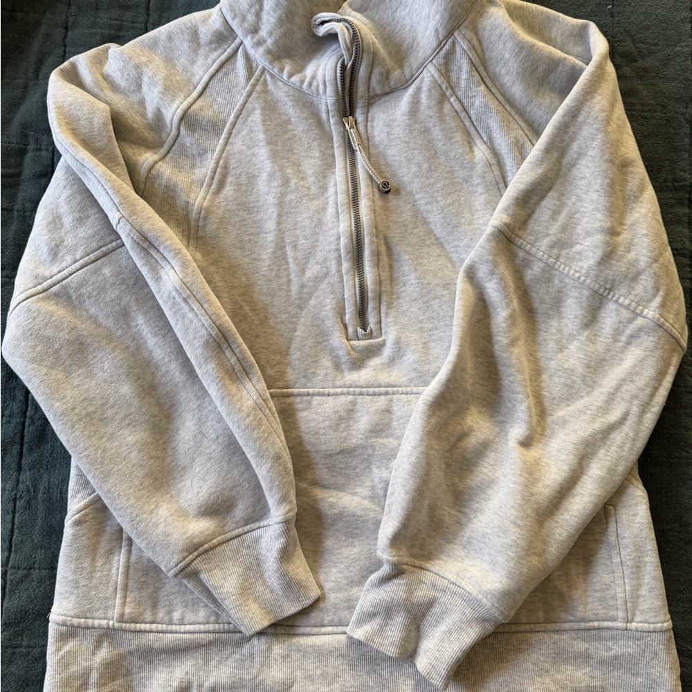 Lululemon women’s Gray Half-Zip Hoodie